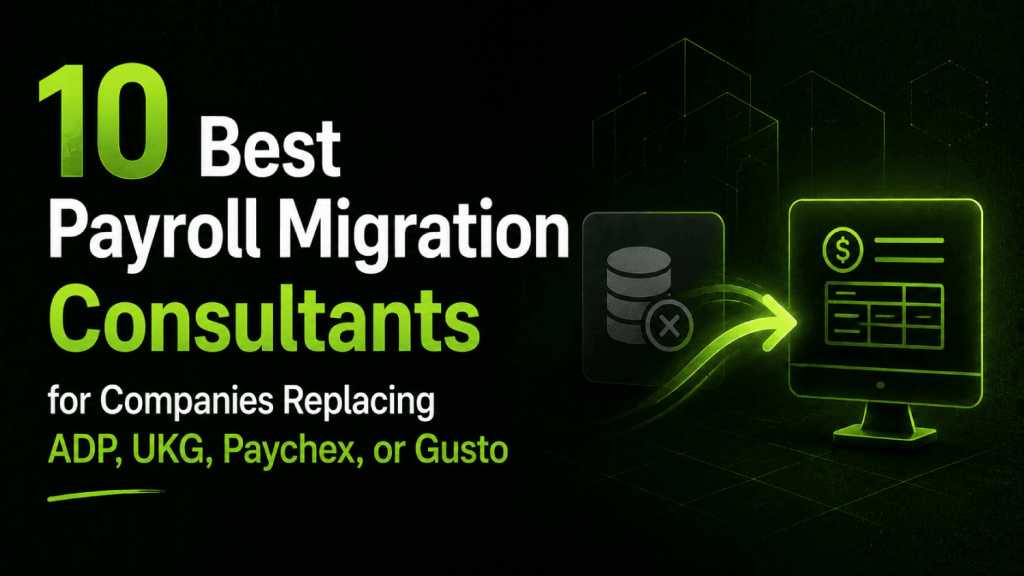 10 Best Payroll Migration Consultants for Companies Replacing ADP UKG Paychex or Gusto