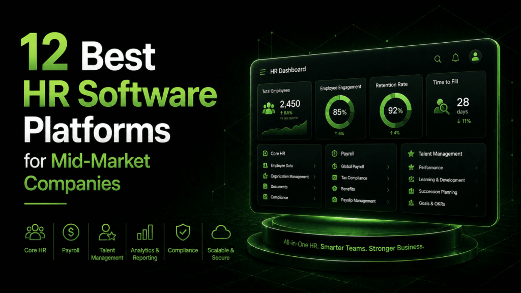 12 Best HR Software Platforms for Mid Market Companies