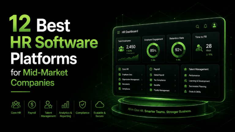 12 Best HR Software Platforms for Mid Market Companies