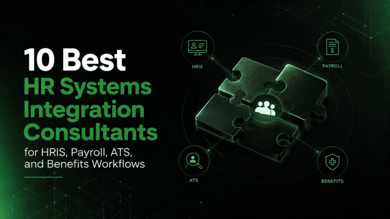 Futuristic HR systems integration banner 1