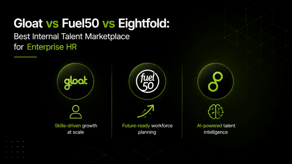 Gloat vs Fuel50 vs Eightfold Best Internal Talent Marketplace for Enterprise HR