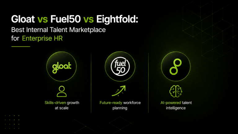 Gloat vs Fuel50 vs Eightfold Best Internal Talent Marketplace for Enterprise HR