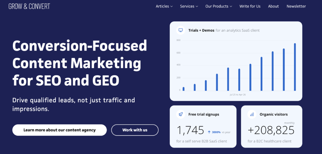 Grow and Convert 1