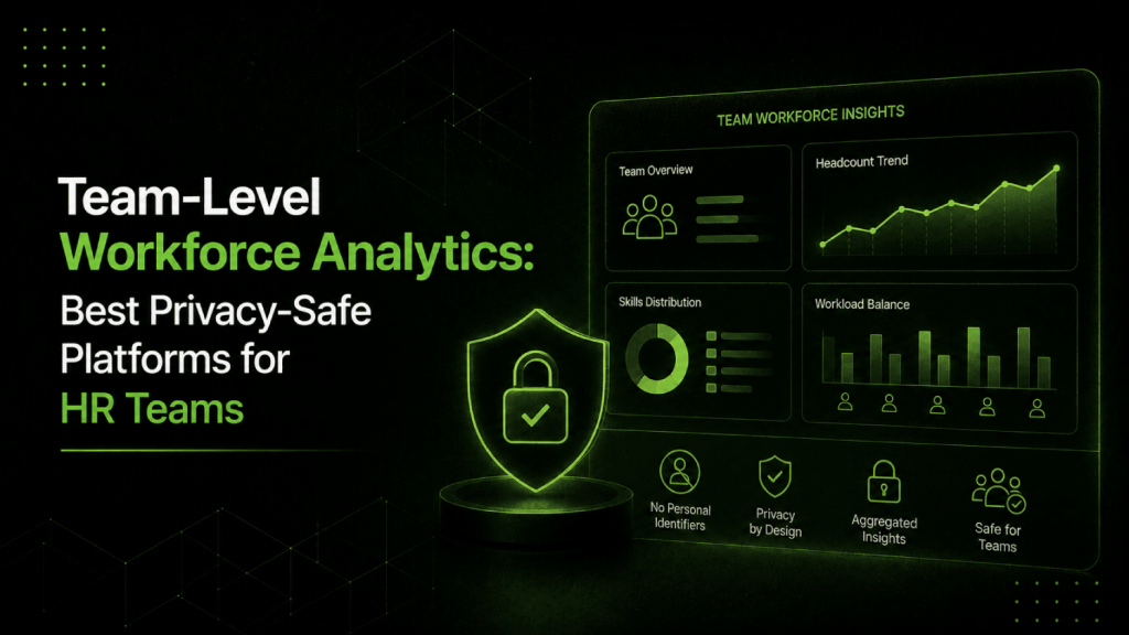 Team Level Workforce Analytics Best Privacy Safe Platforms for HR Teams