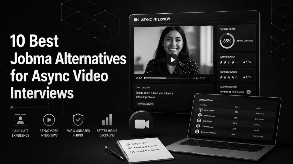 10 Best Jobma Alternatives for Async Video Interviews