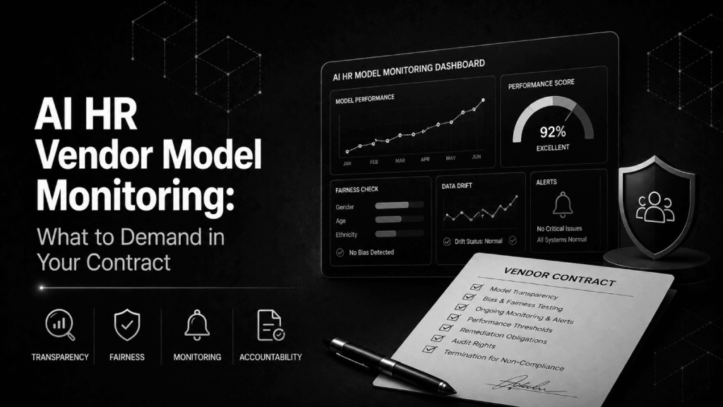 AI HR Vendor Model Monitoring What to Demand in Your Contract