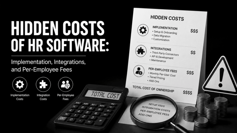 Hidden Costs of HR Software Implementation Integrations and Per Employee Fees