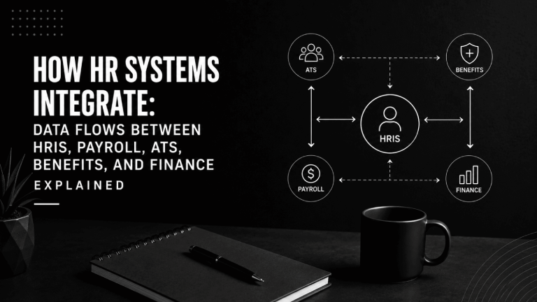How HR Systems Integrate Data Flows Between HRIS Payroll ATS Benefits and Finance Explained 1