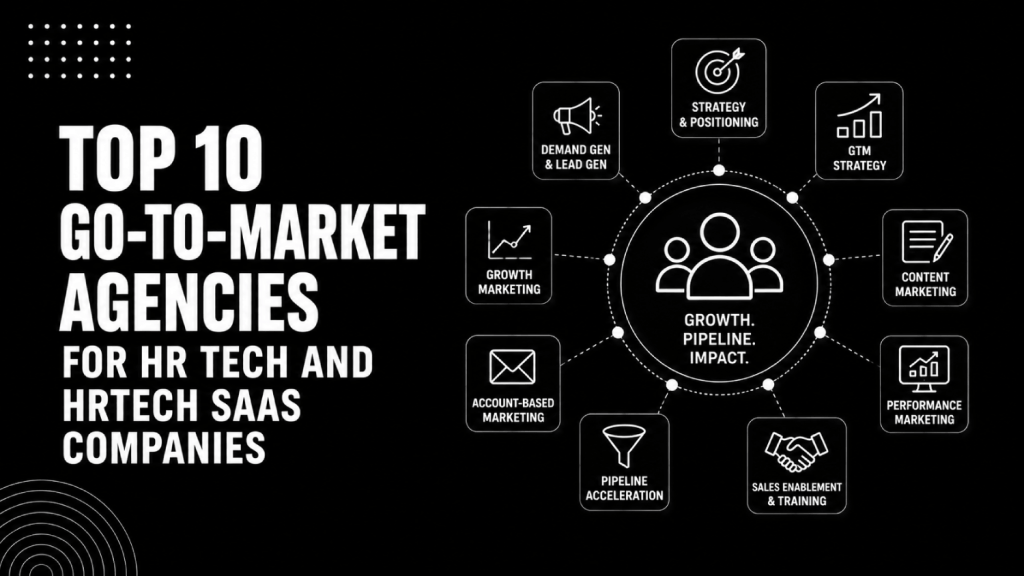 Top 10 Go To Market Agencies for HR Tech and HRTech SaaS Companies
