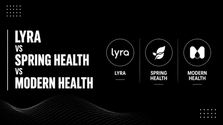 Lyra vs Spring Health vs Modern Health