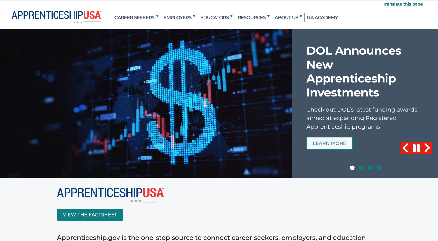 apprenticeship usa