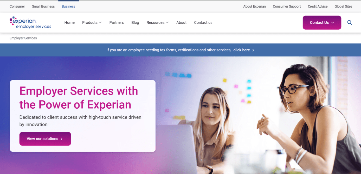 Experian Employer Services