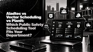 Aladtec vs Vector Scheduling vs PlanIt: Which Public Safety Scheduling Tool Fits Your Department?