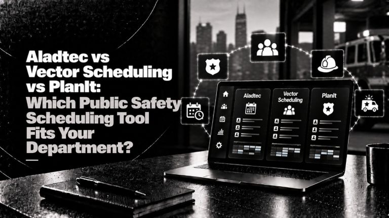 Aladtec vs Vector Scheduling vs PlanIt Which Public Safety Scheduling Tool Fits Your Department
