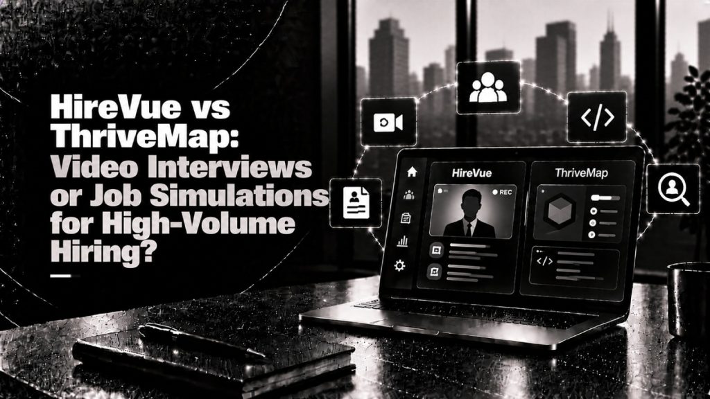 HireVue vs ThriveMap Video Interviews or Job Simulations for High Volume Hiring