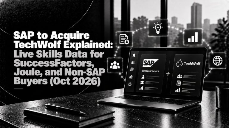 SAP to Acquire TechWolf Explained Live Skills Data for SuccessFactors Joule and Non SAP Buyers Oct 2026