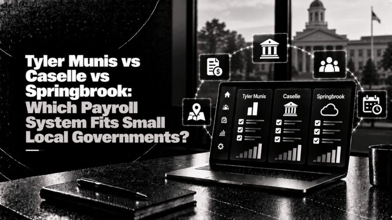 Tyler Munis vs Caselle vs Springbrook Which Payroll System Fits Small Local Governments