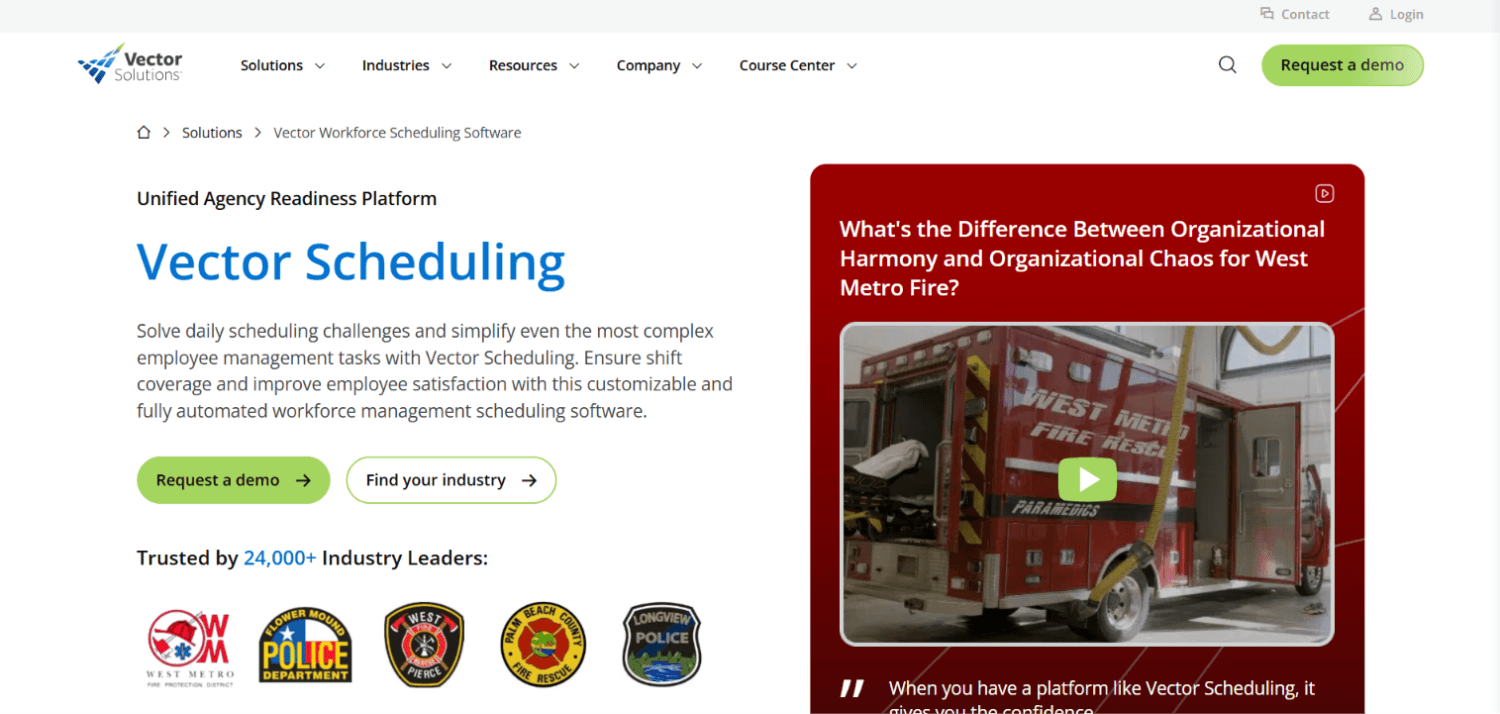 Vector Scheduling